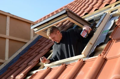 Pose de fenêtres de toit Velux au Burgaud